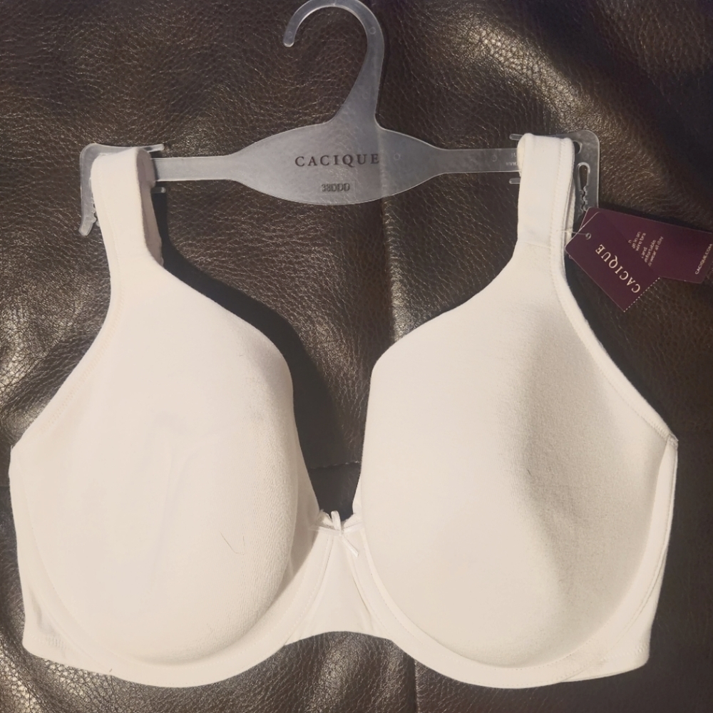 Cacique Bra, Full Coverage, White 38DDD (F)